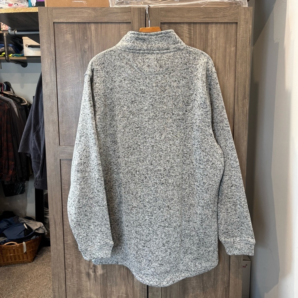 NWT Tailorbyrd Mens Snap Placket Pullover Grey - Picture 2 of 13